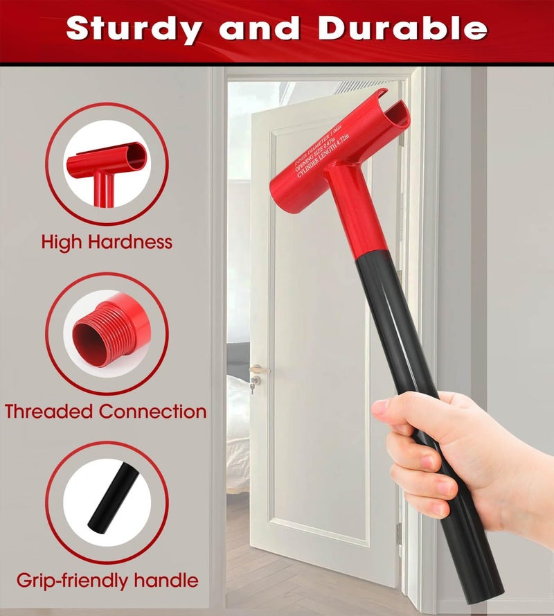 HolaYou Door Hinge Adjustment Tool for Flag Hinges,Hinge Gap Adjusting Wrench for Residential and Commercial Heavy Door. - Image 4